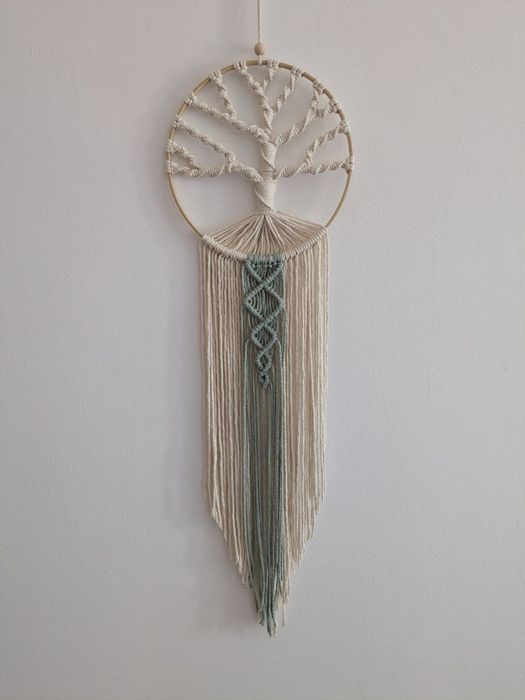 Árvore da vida em Macramé