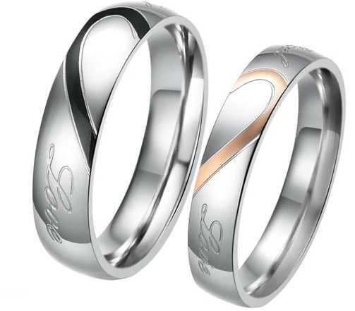 Alianças em Aço Inoxidável de longa duracão
