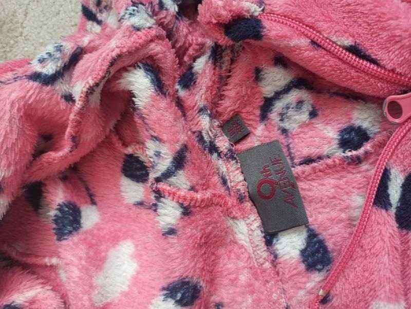 Тепла піжама ромпер на дівчинку зріст 98 104