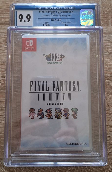 Final Fantasy Collection - Pixel Remaster  Switch (Selado e Graded 9.9)