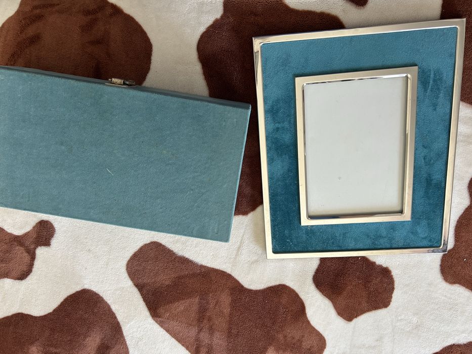 Conjunto de quadro e caixa de joias