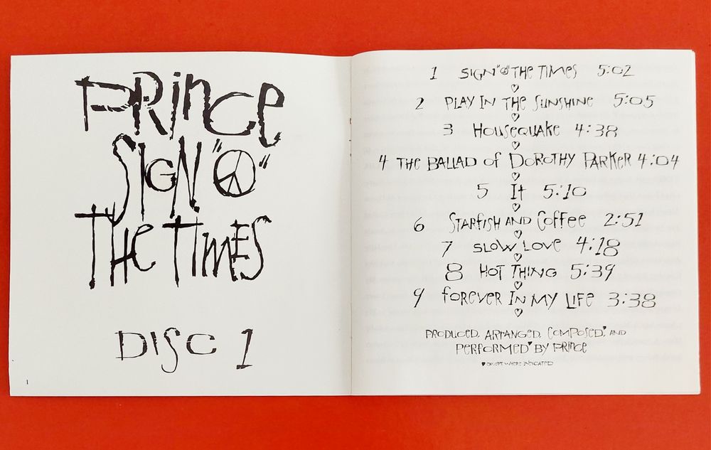 Duplo CD Sign O' The Times - PRINCE