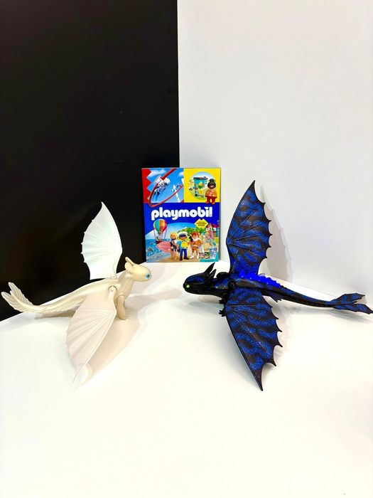 70037 Szczerbatek playmobil 70038 biała furia jak wytresować smoka