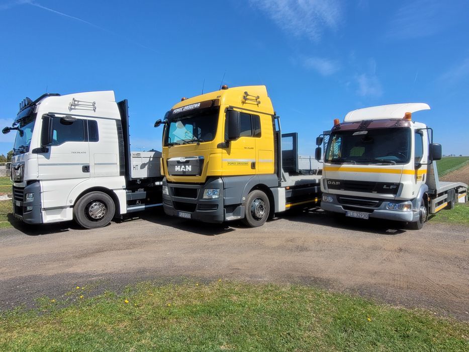 Usługi transportowe pomoc drogowa