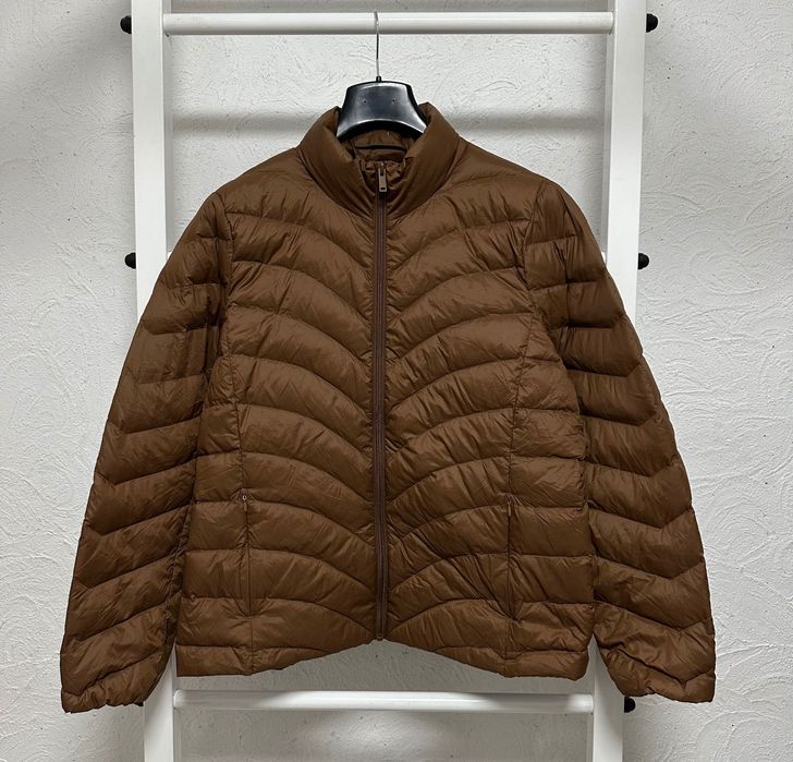 Микро пуховик ХЛ размер базовая курточка Uniqlo пуффер