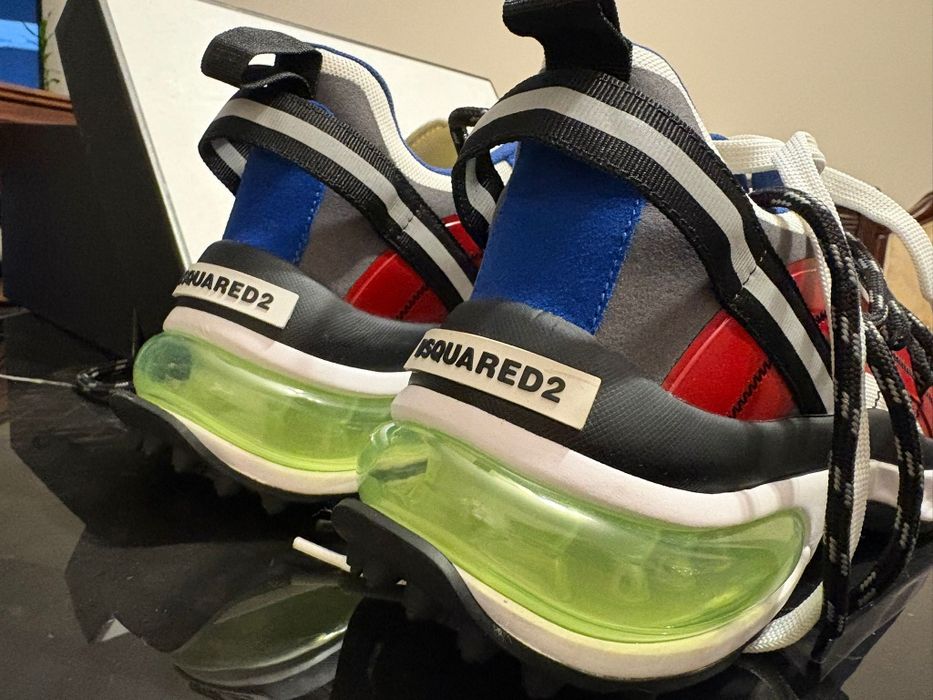 DSQUARED2 Bubble Sneakers – White/Multicolour