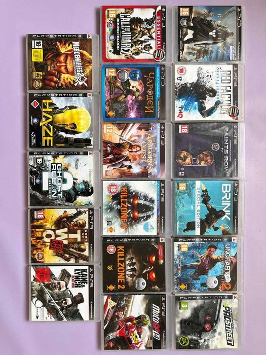 Игры на Playstation 3, Диски на Sony PS3