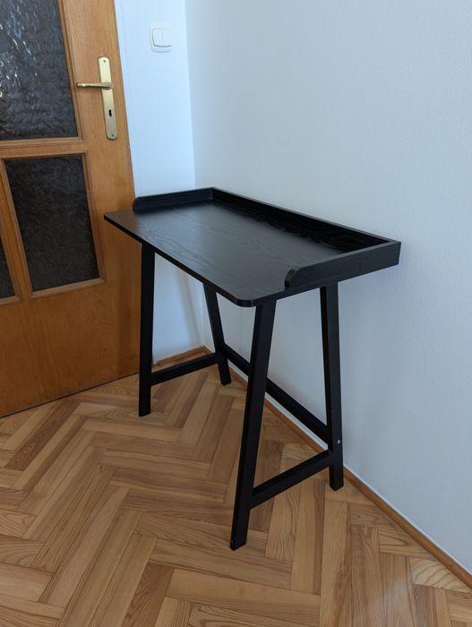 Stolik konsola biurko toaletka czarna