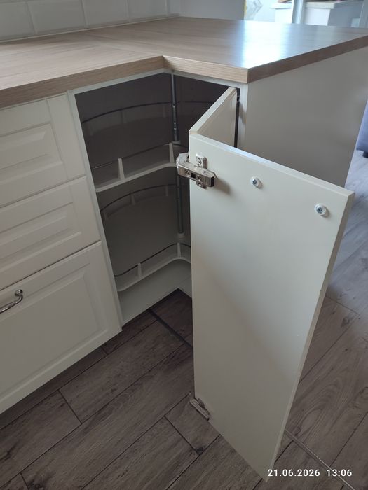 Szafka narożna  Ikea Metod 88x88 + karuzela+ fronty Bodbyn