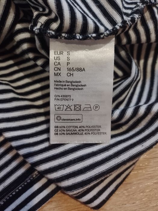 Bluzka H&M t-shirt XS S
