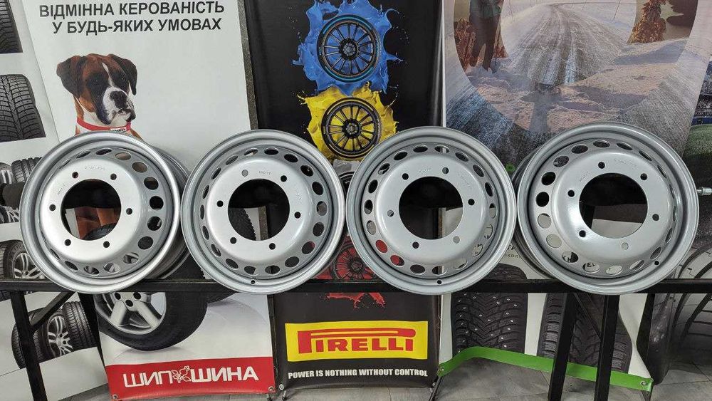 Диски Mercedes Sprinter (Спарка) 6/205 R16 5.5J ET117 dia161