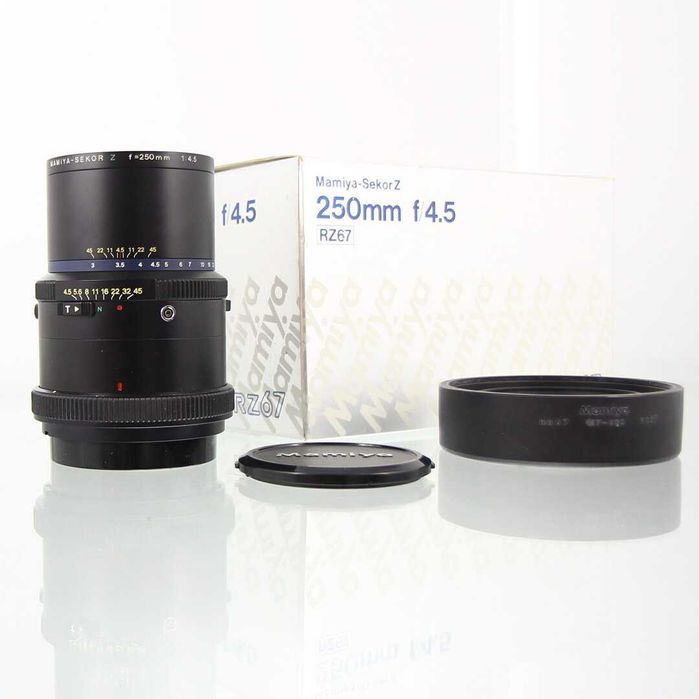 Mamiya Sekor Z 250mm f4.5 para RZ67 com Caixa e Acessórios - Estado Imaculado