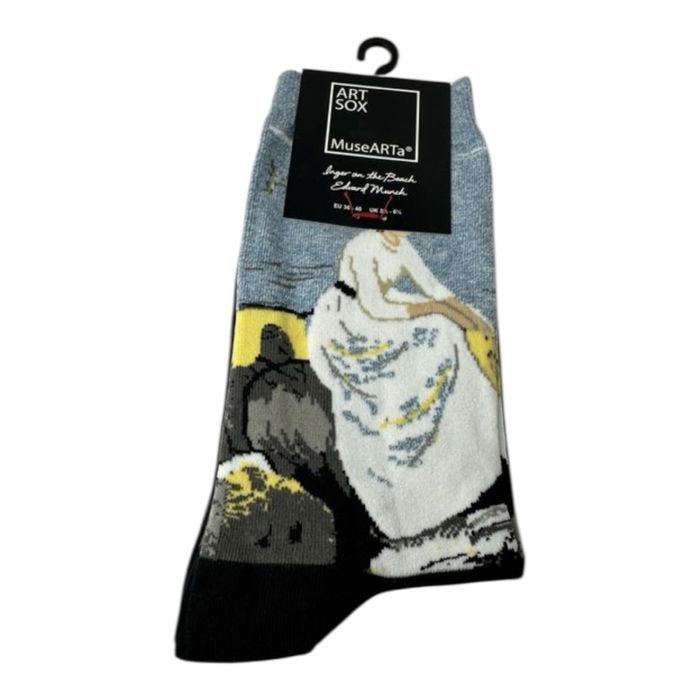 Musearta skarpetki z motywem Edvard Munch