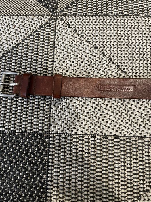 Кожаный ремень polo ralph lauren