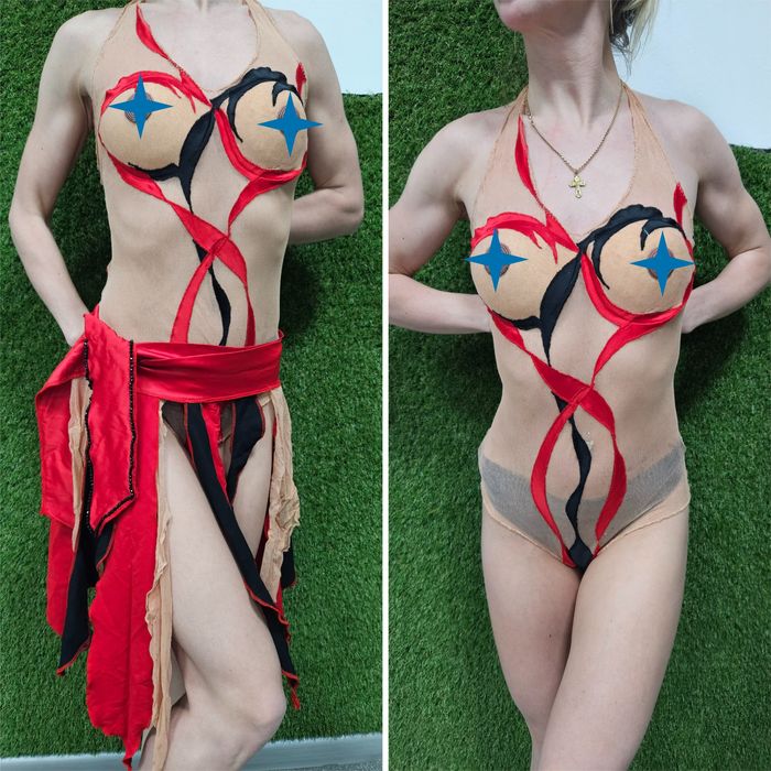 Костюм для східних танців, гімнастичні купальник, костюм для конкурсів