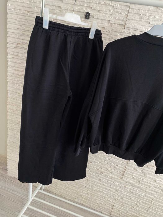 Wassyl dres set szerokie spodnie kant + bomber bluza