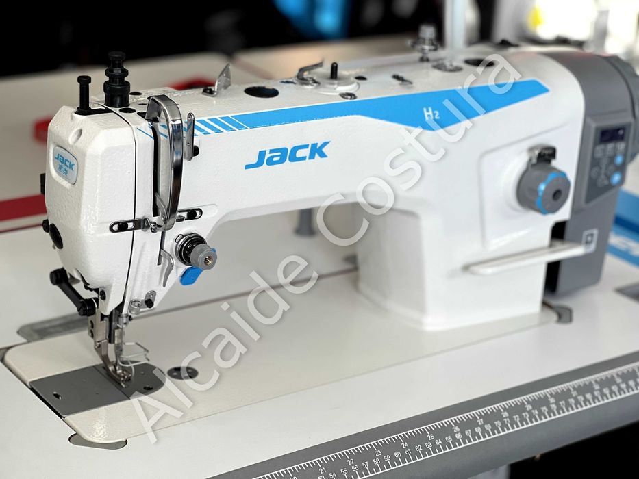 Máquina de costura industrial duplo arrasto para Couro estofos malas..