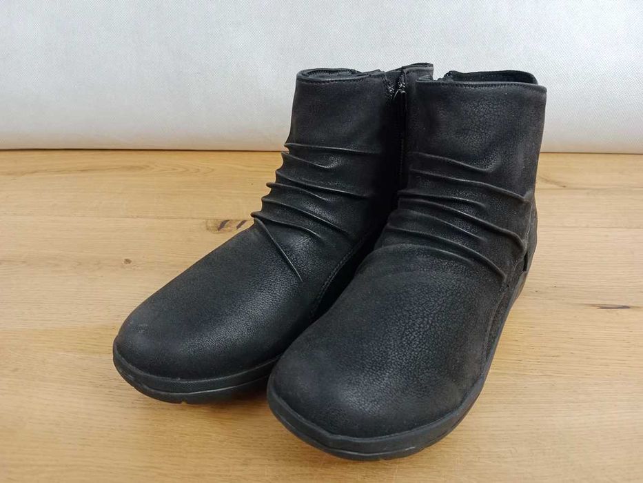 Skechers, lekkie botki na zamek i rzepy, Arya Fresher, rozmiar 37,5/38