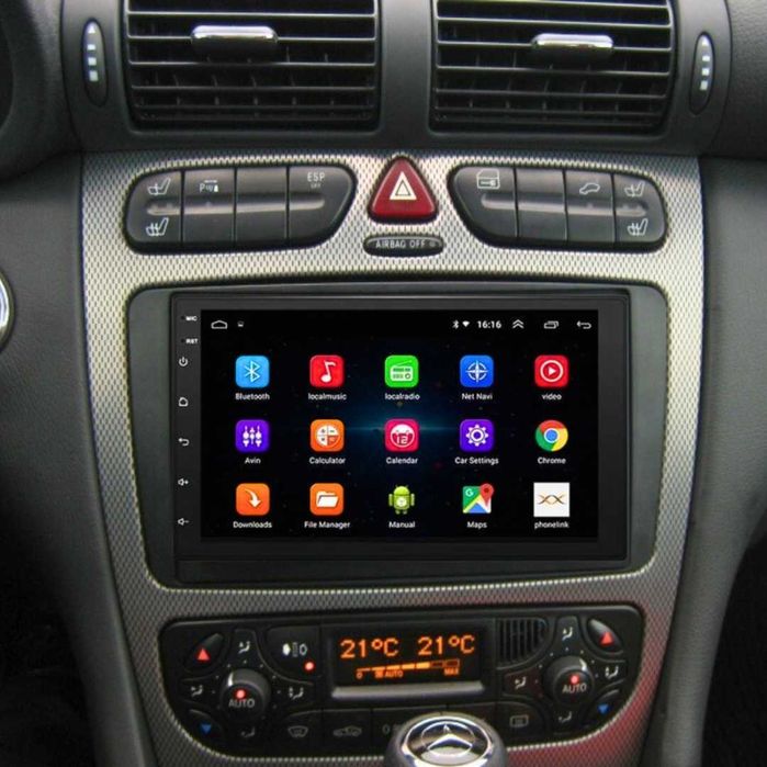 Auto Rádio Android GPS Compatível com Todas as Marcas