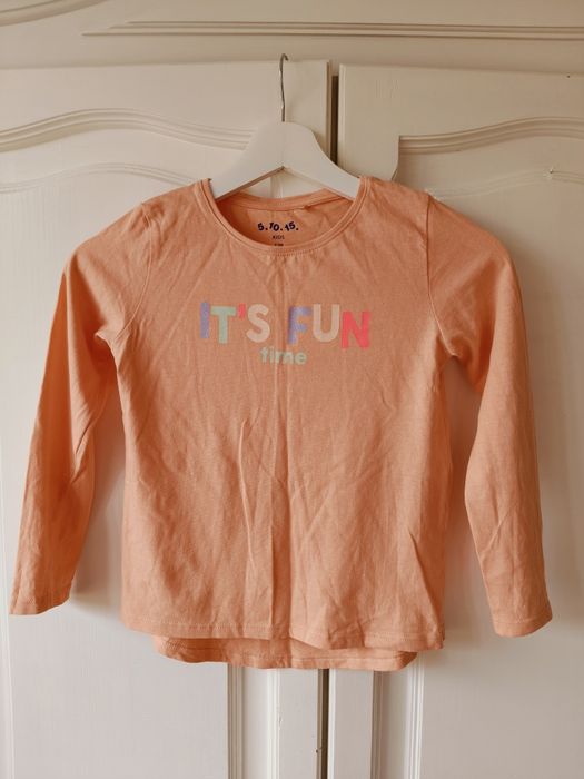 Dziecięca koszulka trykotowa z długim rękawem: 5.10.15.KIDS rozm.128 p