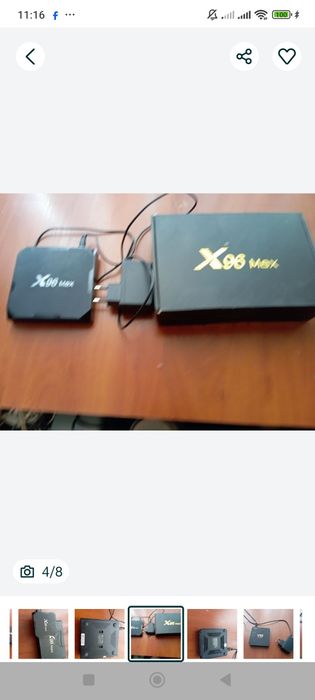 КомплектующиеДве Андроид-приставки 2 штуки:v88 mars 2/8 и x96 max 2/16