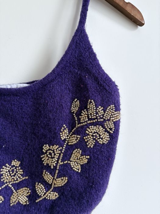 zdobiony crop top zara