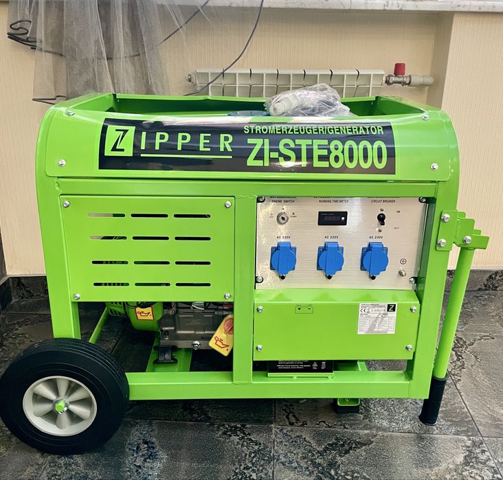 Бензиновий генератор Zipper ZI-STE8000     8кВт