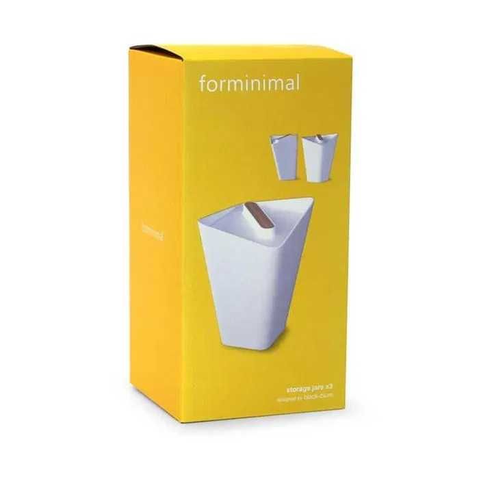 Conj.3 Caixas p/Alimentos, FORMINIMAL da Black + Blum - Novo