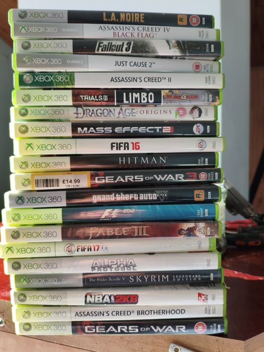 gry na Xbox 360 pojedynczo albo całośc