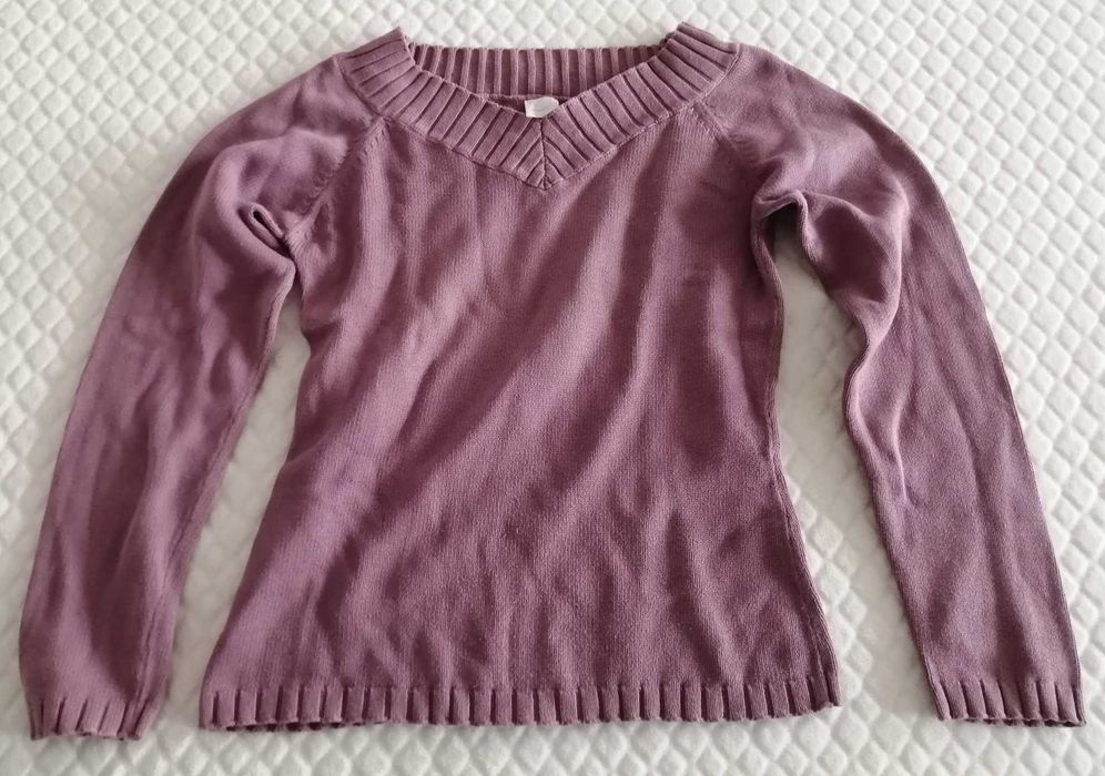 Sweter damski, Camaieu, L, Fioletowy (Odzież)