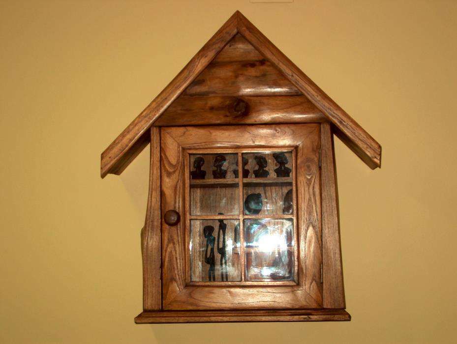 Expositor em Teka, para parede ou de pousar