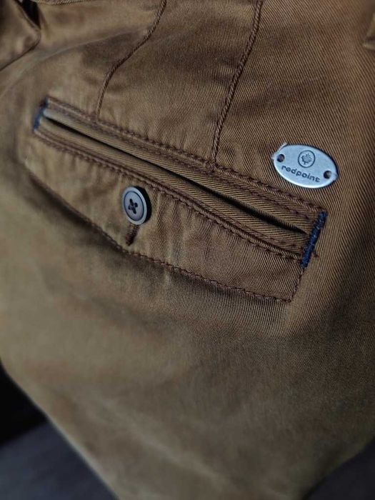 Джинсы (chino Redpoint Germany w36 stretch tabacco.
