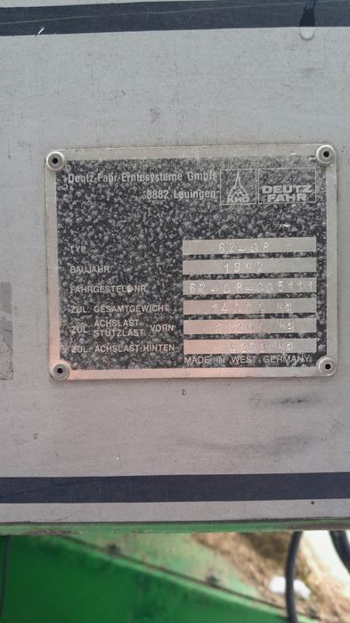 Kombajn Deutz Fahr Top Liner 4080