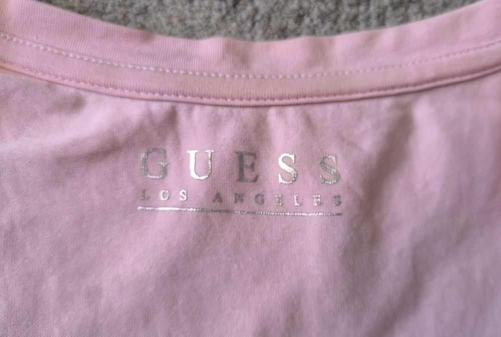 Bluzeczka, bluzka, krótki rękaw, Guess, S (36), M (38)