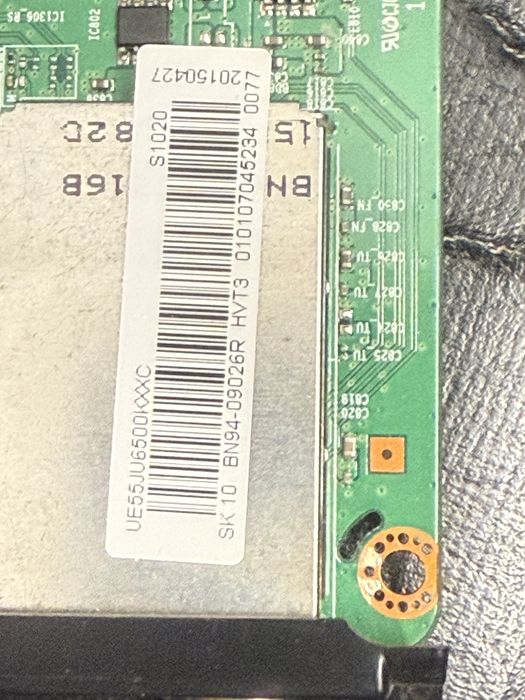 Tv led curvo Samsung Ue55ju6500 com ecran partido