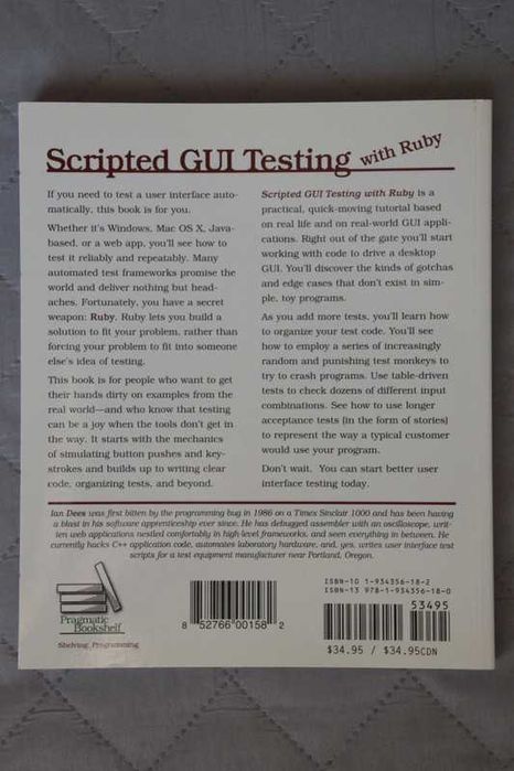 Ian Dees, Scripted GUI Testing with Ruby