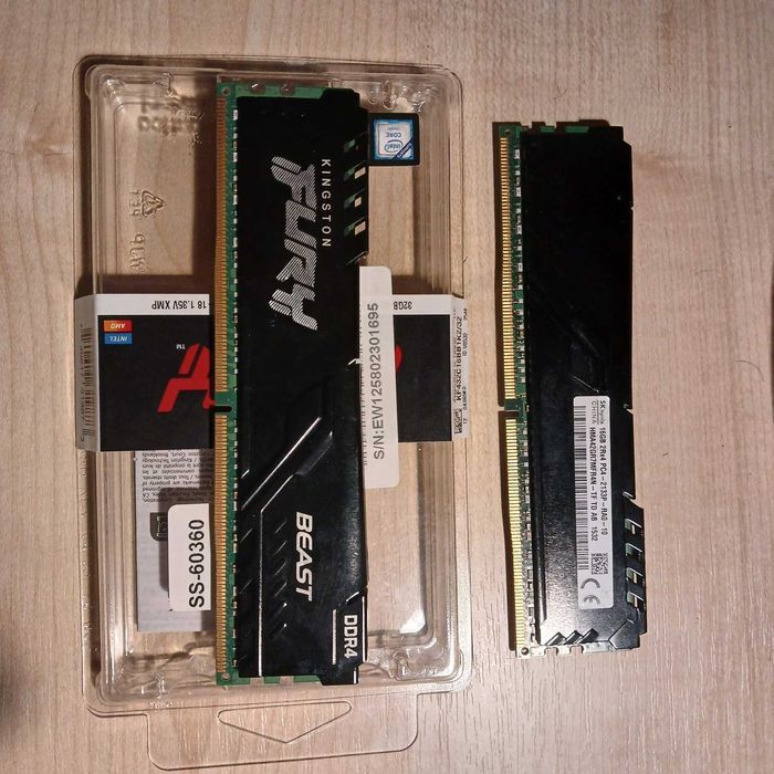 Оперативна памʼять на 32гб ddr4