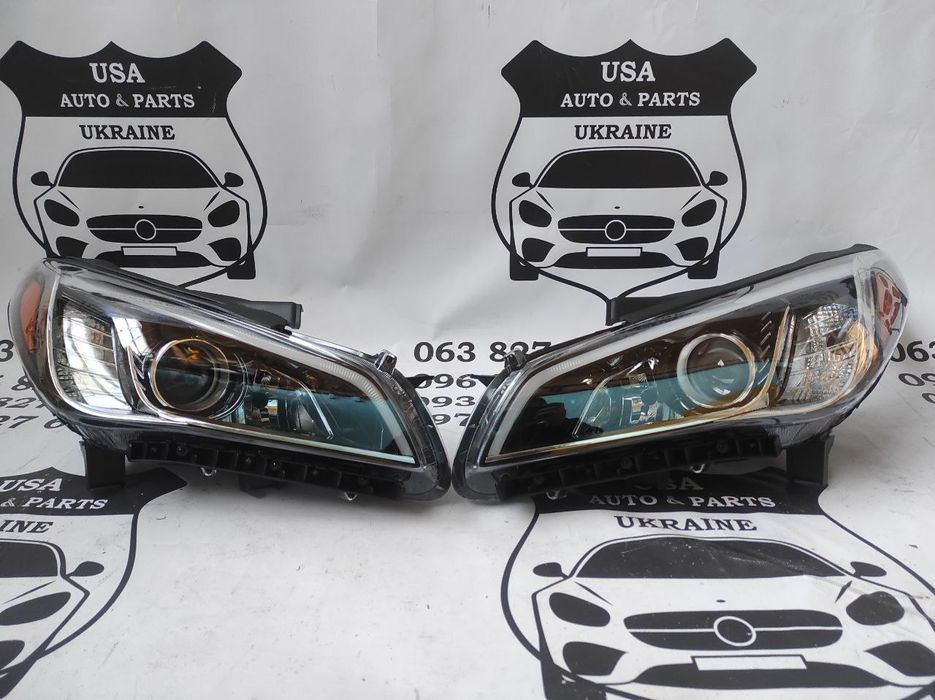 Hyundai Sonata 2014 2015 2016 2017 фары фара Соната запчасти
