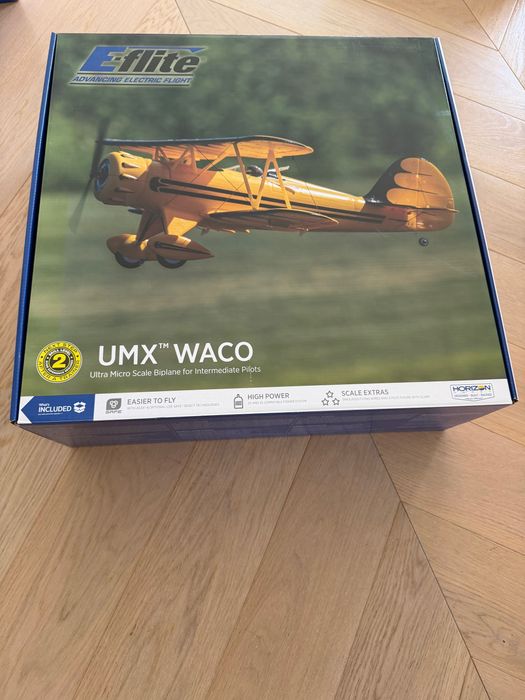 E-flite Waco SAFE Select BNF Basic biały