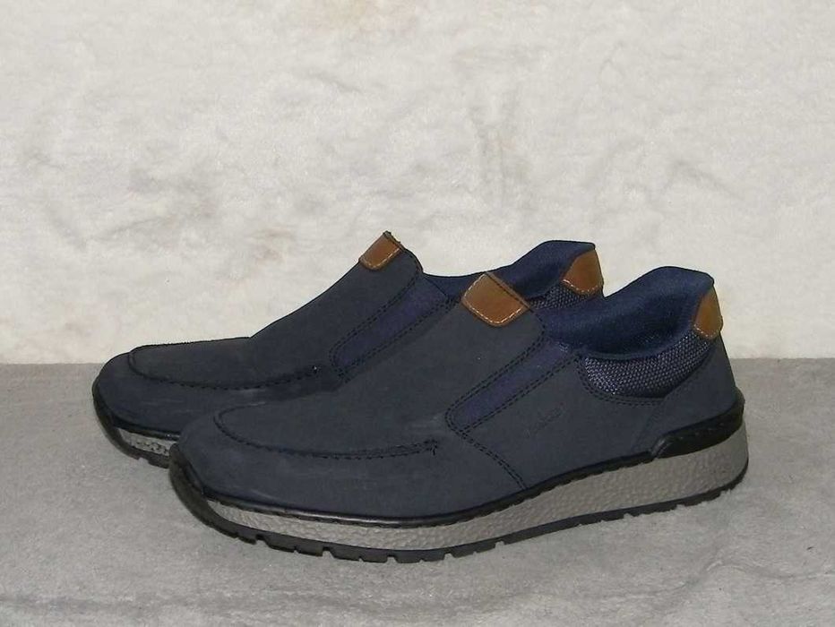 RIEKER Antisress - Extra Wide - BUTY WSUWANE - rozm. 42 - Jak Nówki !!!