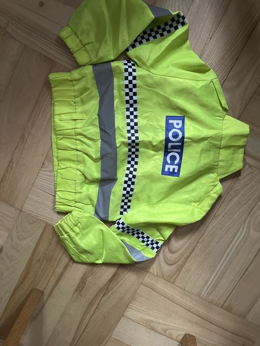 Kurtka przebranie policja 5-7 lat odblaski