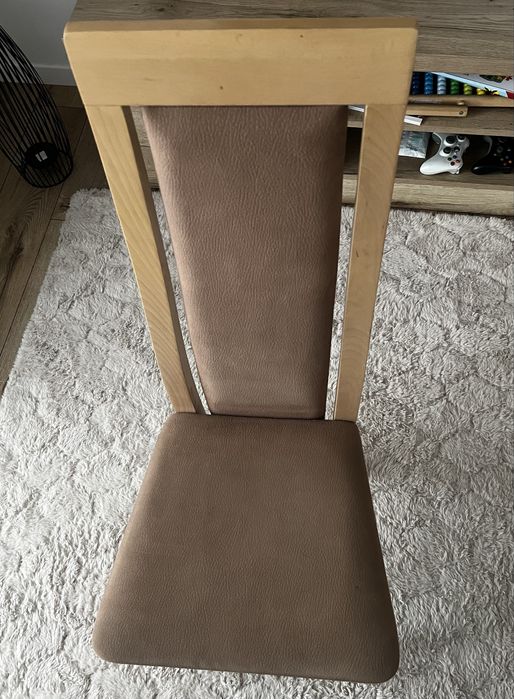 Drewniane krzesla - 6 sztuk