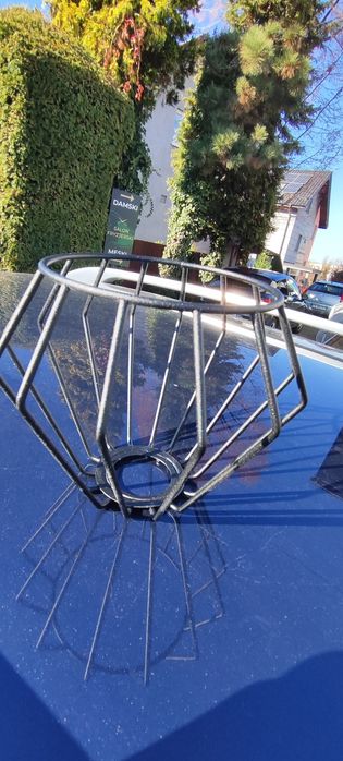 Abażur klosz do lampy lamp metal E27 czarny industrial design Loft bry