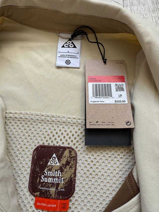 ОРИГІНАЛ! Вітровка Nike ACG UV Smith Summit Jacket L XL | HV0598-229