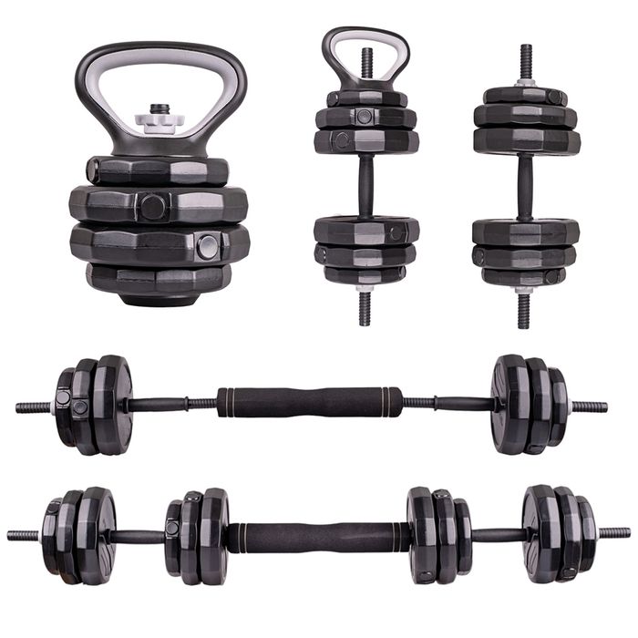 Zestaw hantli inSPORTline ON-X 6w1 ∙ 40 kg regulowane