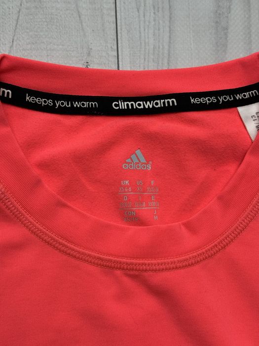 Термо кофта Adidas рожева червона лонгслів термобілизна