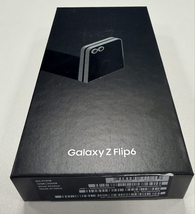 Smartfon Galaxy Z Flip 6 256GB Silver Shadow