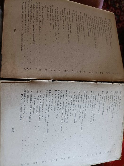 Livro de Francês antigo