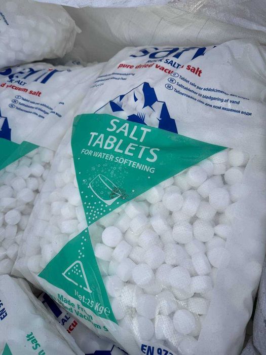 Сіль таблетована для очищення води Safir, 25 кг