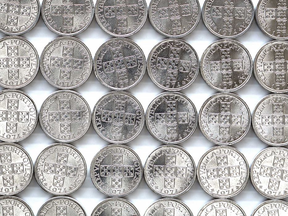 Lote de 112 Moedas 10 Centavos 1974